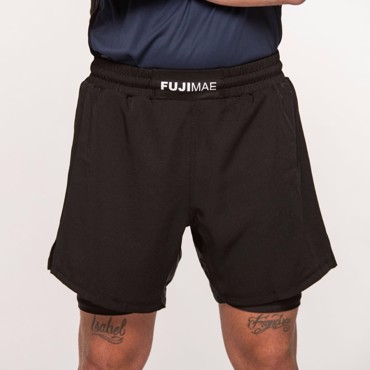 FUJIMAE ProWear No-Gi HYBRID Shorts - BLACK